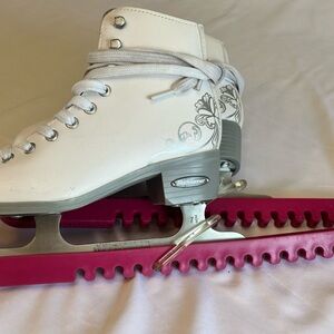 White and Gray Bladerunner Ice Skates